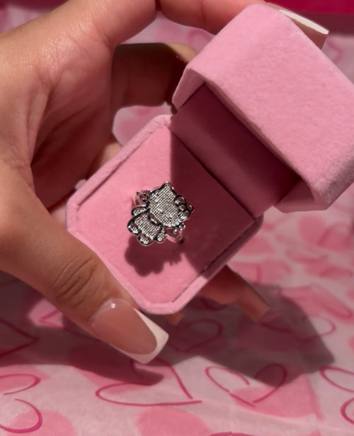 BLINGY HELLO KITTY RING
